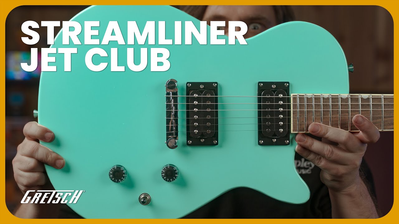 All-New Gretsch Streamliner Jet Club Electric Guitar - Seafoam