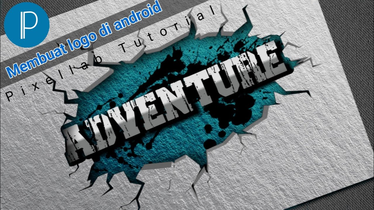 Tutorial cara membuat logo keren di android - YouTube