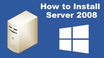 How to Install Microsoft Windows Server 2008