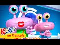 Cinq Petits Monstres! | Comptines Et Chansons Pour Bébé | KiiYii en Français