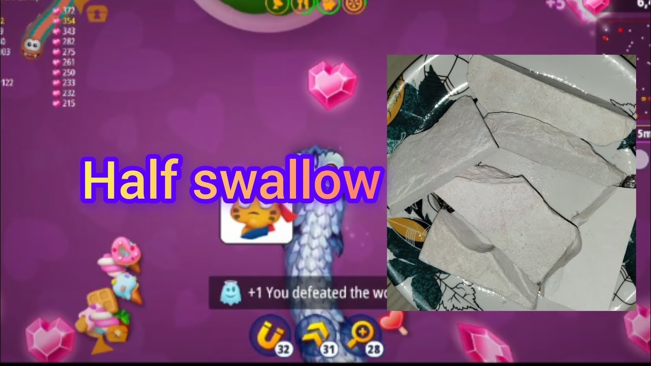 Playing game worms zone with asmr crunch video best relaxes sound 