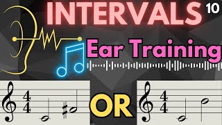 Chromatic Ascending Intervals, Fixed Root - Hands-Free Ear Training 10