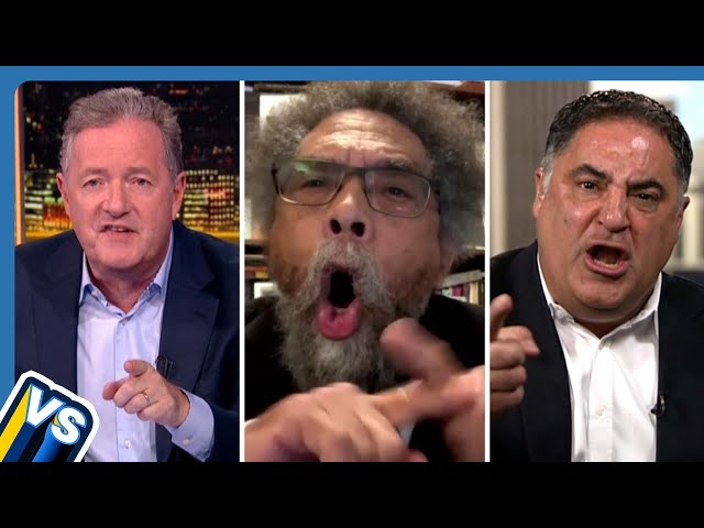 “How DARE You Call Me A Racist!” Piers Morgan vs Cornel West vs Cenk Uygur class=