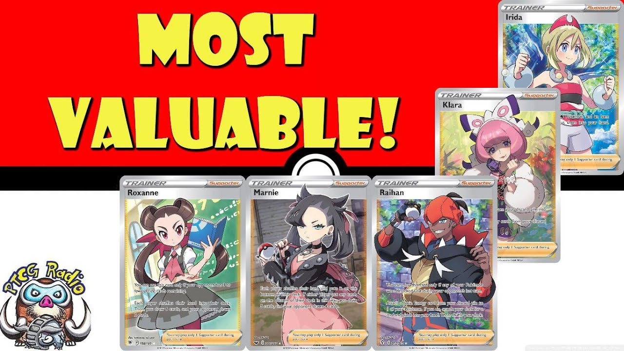 Top 10 Most Valuable Full Art Supporter Cards! (Most Expensive Pokmon TCG)  (Time to Invest?)
