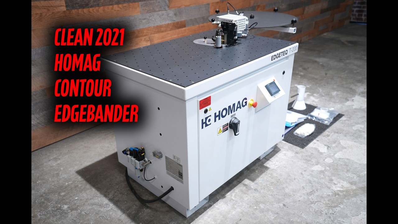 FPPOV - 2021 Homag Edgeteq T-200 Contour Edgebander - YouTube