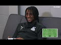 Michael Olise plays FIFA 22 v Tyrick Mitchell | Take on Tyrick