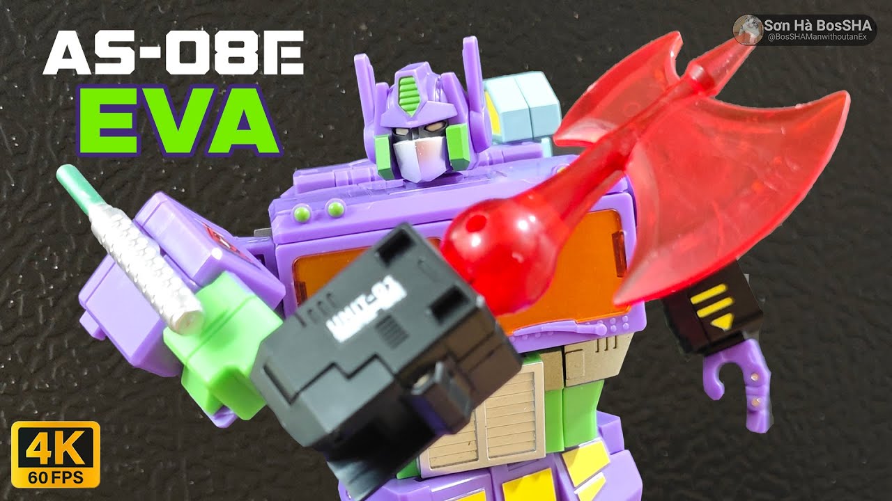 Full AS-08E Evangelion Prime - Unique, stunning G1 Optimus Prime repaint | KO SS86 Optimus review