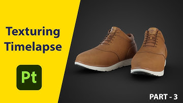 Shoes Timelapse PART - 3 | SOLES & INSOLES !! | Substance 3D Painter