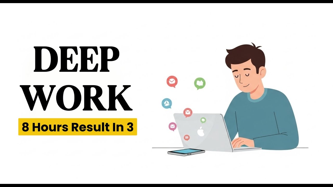 Искусство глубокой работы: как добиться результатов, эквивалентных 8 часам работы, за 3 часа.