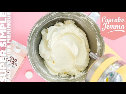 Super Simple FAUX Swiss Meringue Buttercream - Quick  Silky Smooth  Cupcake Jemma