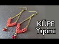 Küpe Yapimi / DIY Earrings / Серьги из бисера