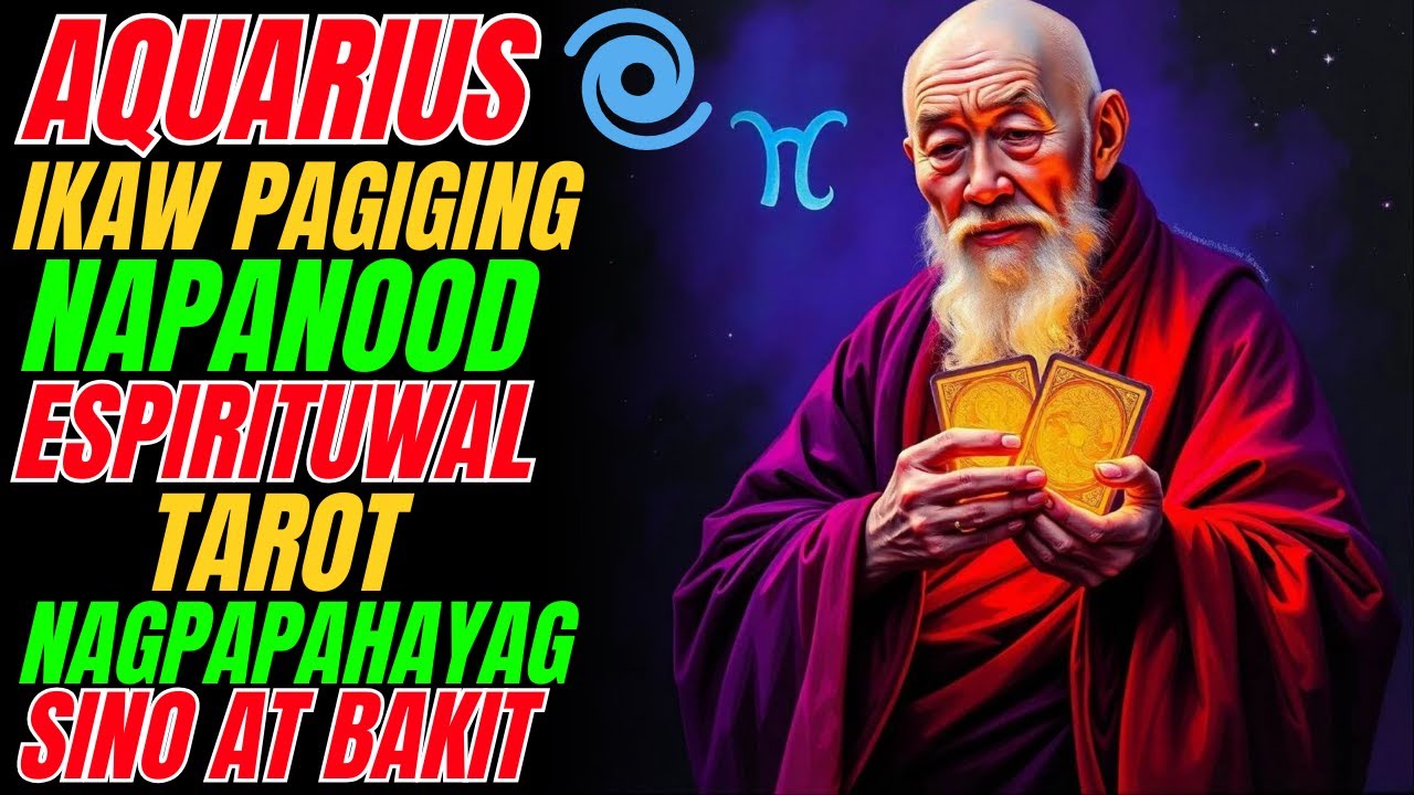 Aquarius 🌀 Espirituwal Kang Binabantayan – Ibinunyag ng Tarot Kung Sino at Bakit