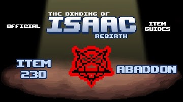Official TBOI Item Guides No. 230: Abaddon