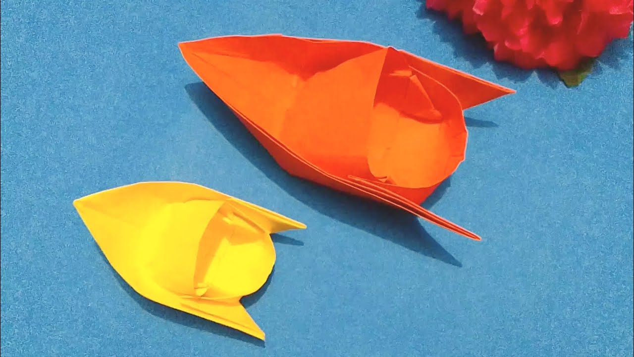 paper craft boat how to make paper craft speed boat Habib Naju