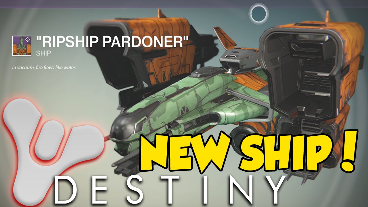 Destiny - How To Get The Dark Below Legendary Ship - Ripship Pardoner - Vanguard ROC Reward