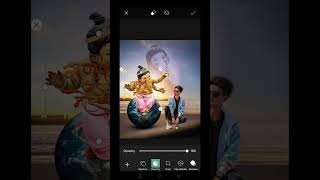 gajanan pic editing karna shikhe||Indian editing||#shorts #ganesh #ganpati screenshot 5