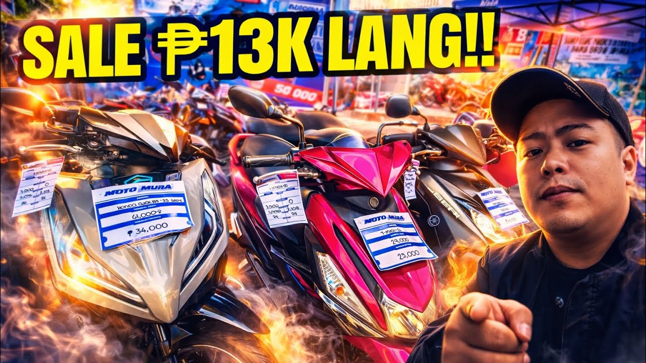 MURANG REPO/SECONDHAND MOTORCYCLE,₱13K LANG AT MADAMI PANG MABABA ANG PRESYO!