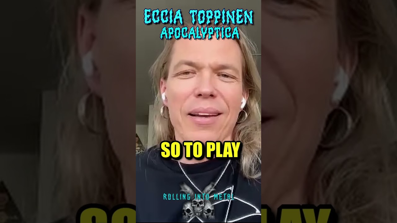 APOCALYPTICA'S ECCIA TOPPINEN pt.1 MAKING CLASSICAL MUSIC METAL #shorts #metal #interview