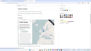 Leaflet Plugins: Sidebar, Easy Button, Scale Bar