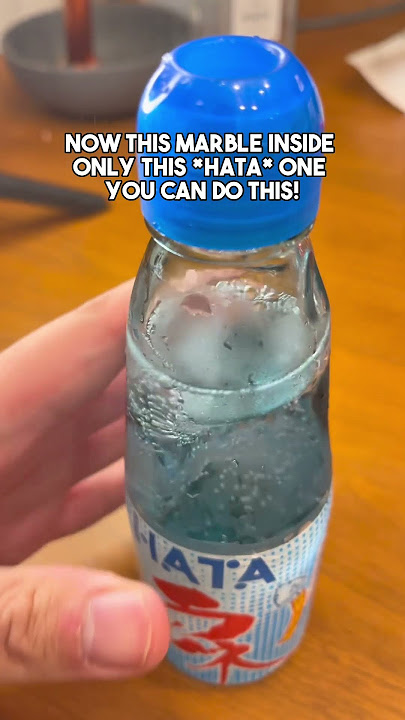 Taking out marble out of #ramune bottle is always a dream! This is it! Hata Ramune! #japanfinds