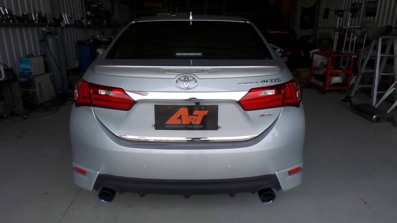 artemisa 台南ART亞锝排氣館 TOYOTA ALTIS 雙桶身雙邊單出排氣管