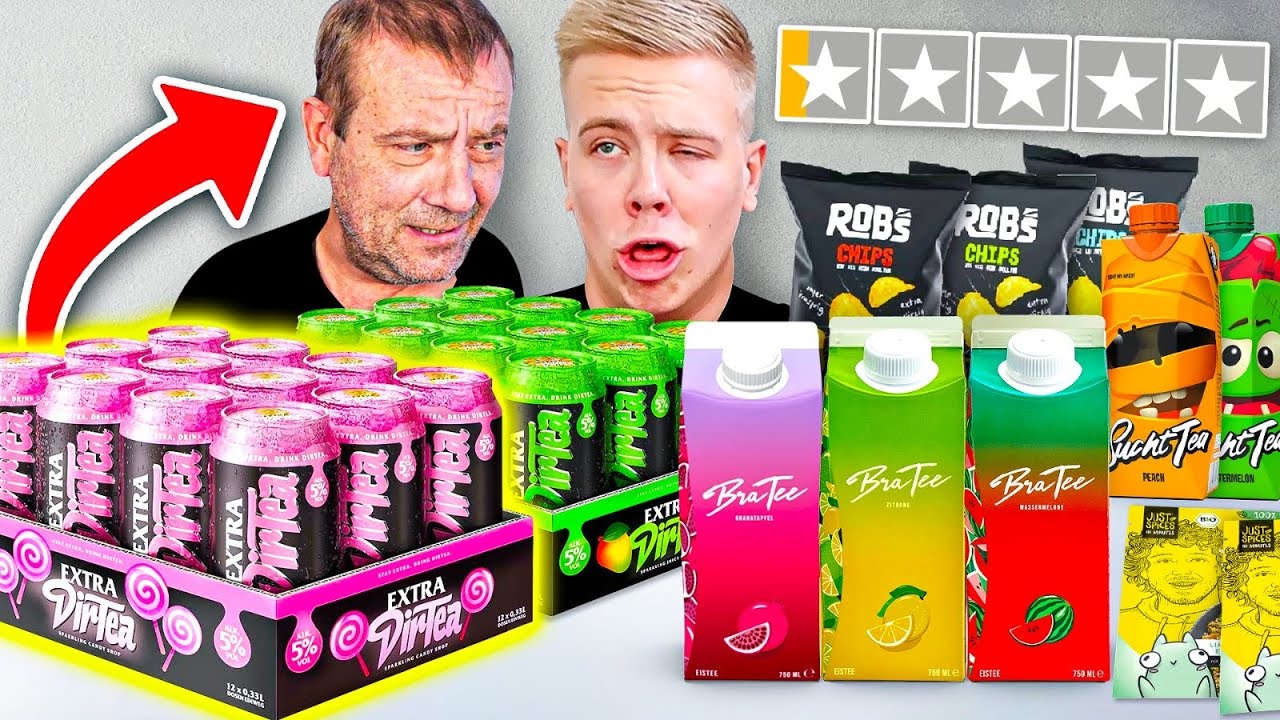 INFLUENCER PRODUKTE TESTEN mit Papa (ekelhaft🤮)