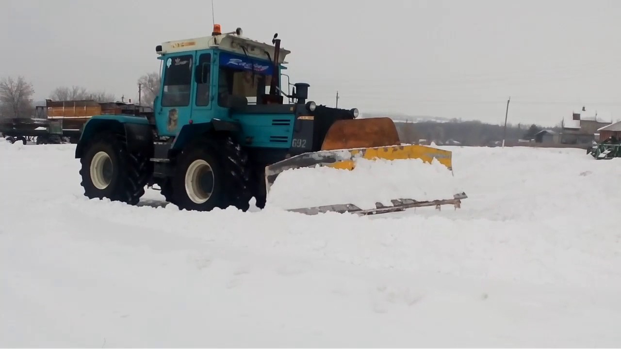 ХТЗ-1722. Т-150. vs отвал "Альфа Техник"