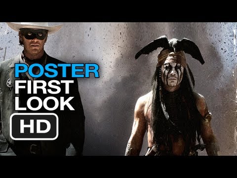 The Lone Ranger - Poster First Look (2013) Johnny Depp Armie Hammer Movie HD
