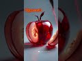 Sliced by Light: The Glass Apple Experiment 🍎🔪 #OddlySatisfying #AestheticAI #LaserCut #GlassArt