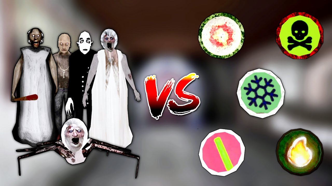 Granny 1, 2, 3, 4, 5 All Traps Vs All Enemies | Granny 2 New Update Trap | Granny Mod