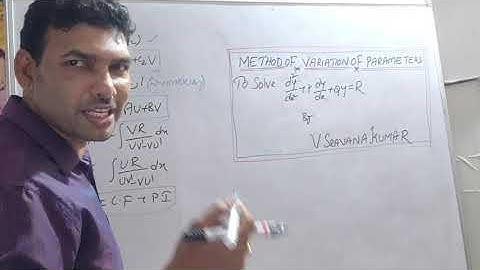 Method of variation of parameters in Telugu Higher order DE-10