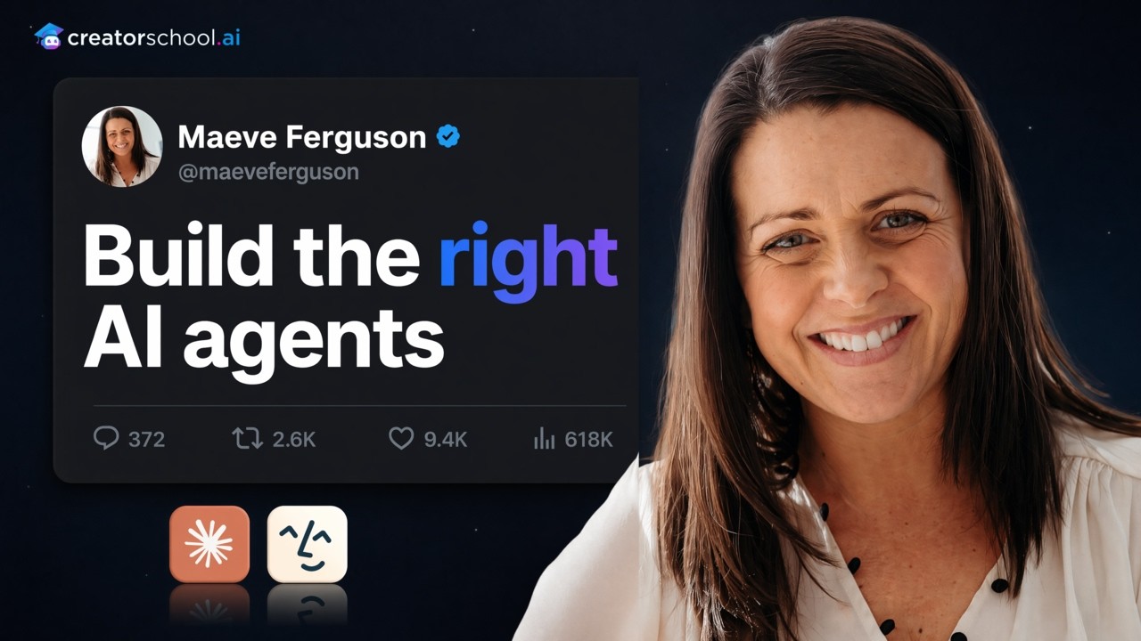 The AI agent mistake most creators make | Maeve Ferguson