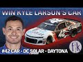 WIN Kyle Larson&#39;s #42 DC Solar XFINITY SERIES NASCAR!