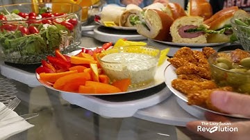 Lazy Susan Revolution - A long Lazy Susan for Rectangular Tables. Expandable. Great Holiday Gift