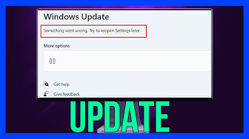 How to FIX Windows Update Something Went Wrong Try to Reopen Settings Later (2025 METHOD)