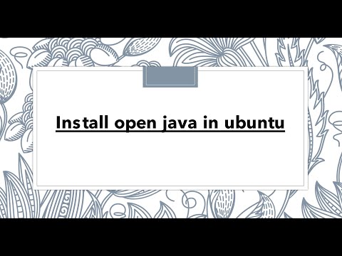 Install open java in ubuntu