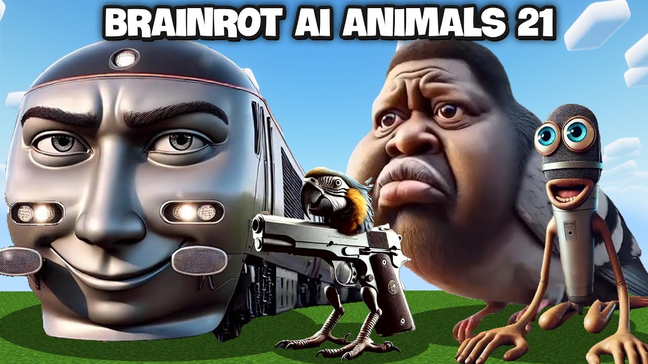 BRAINROT AI ANIMALS In Minecraft PART 21 (cekcek sahur, ciufciuftreno, pigeon lebron)