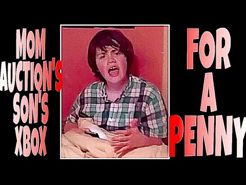 MOM AUCTION'S SON'S XBOX FOR A PENNY!!! - YouTube