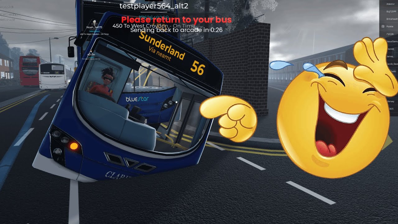 the route 450 jam experience (Roblox Croydon Sim Servers)