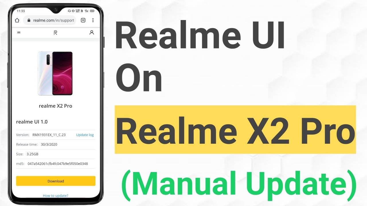 Realme UI update on Realme X2 pro | Realme X2 Pro Android 10 Update