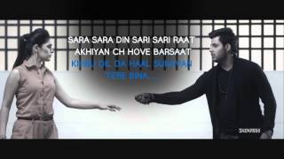 New Punjabi Songs | Sari Sari Raat | Lyrical Video | Azaan Sahab | Latest Punjabi Songs