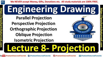 Engineering Drawing Lecture No.8 | Projection | RRB ALP CBT-2 |