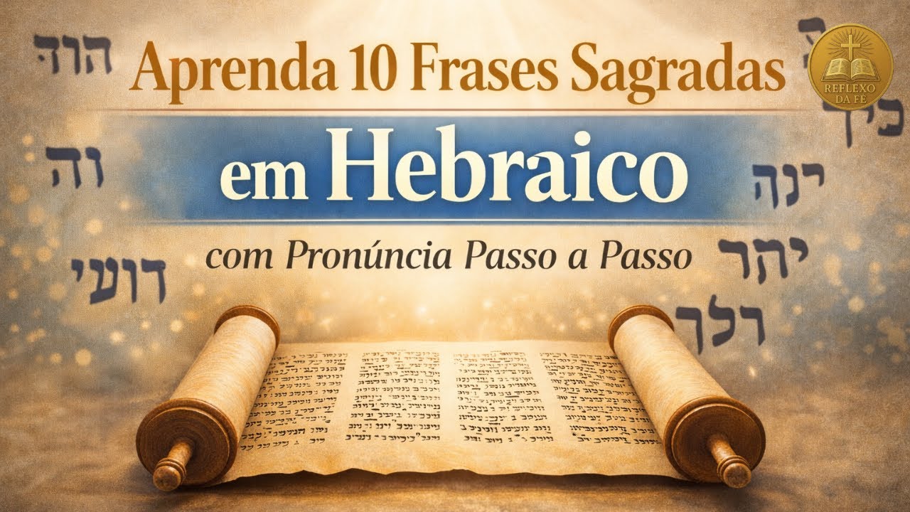 Aprenda 10 Frases Bíblicas em Hebraico  aula simples e prática passo a passo