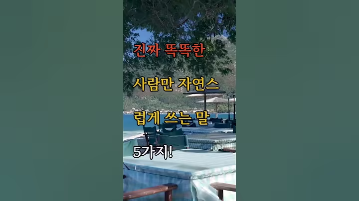진짜 똑똑한 사람만 자연스럽게 쓰는 말 5가지. #명언 #감성글귀 #인생조언
