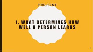 Module 2 Lesson 1 MQ & Pre Test