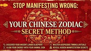 Stop Manifesting Wrong: Your Chinese Zodiac Secret Method