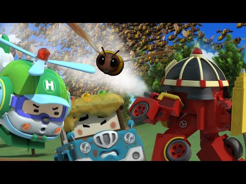 Be Careful Of Bees POLI NEW Song Nursery Rhymes Song For Kids Robocar POLI Nursery Rhymes