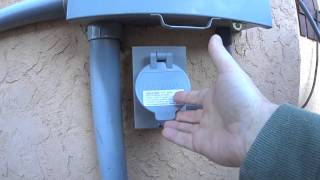 House Generator Plug Install