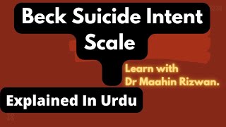Beck Suicide Intent Scale Questions in Urdu- Suicide - Psychiatry Hub