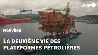 En Norvège, la deuxième vie vertueuse des plateformes pétrolières | AFP